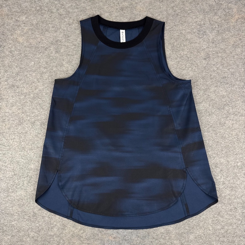 Athletaβ Zephyr Printed Tank Top Blurred Camo Blue Womens Small S